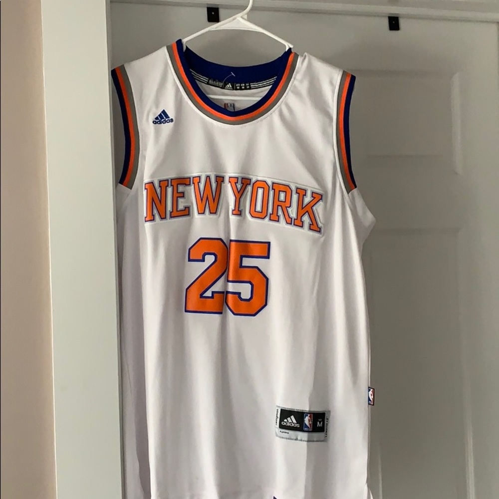 Derrick Rose New York Knicks baseball jersey